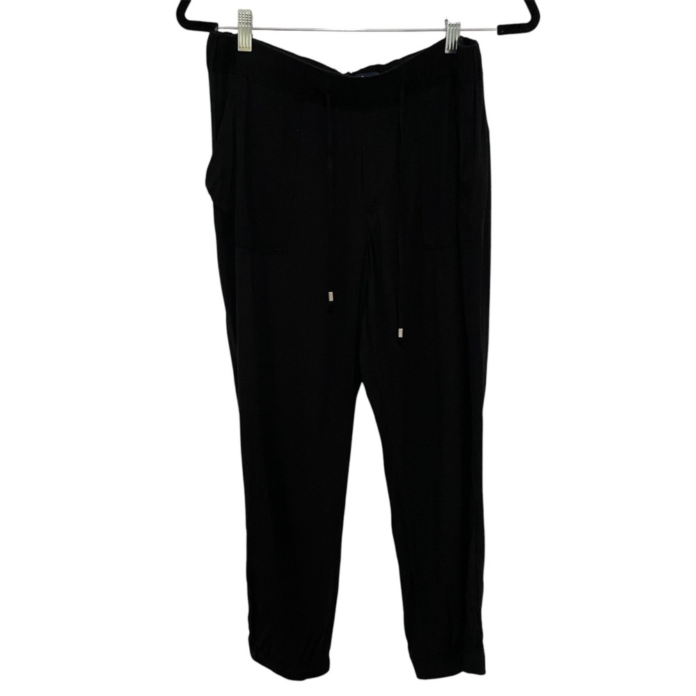 Gap Jogger Pants Womens M Black Casual Lounge Vacation‎